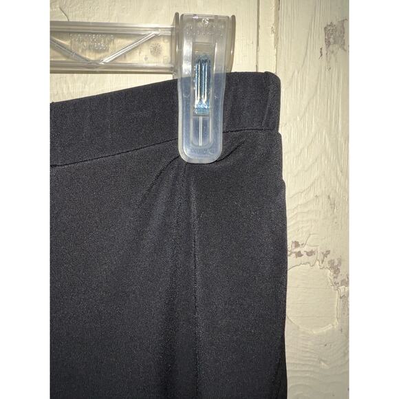 Susan Graver Black Cropped Pants with Side Slits - Picture 4 of 11